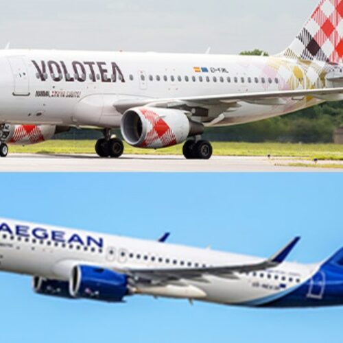 Volotea y AEGEAN Airlines acuerdan ofrecer conjuntamente más opciones de destinos