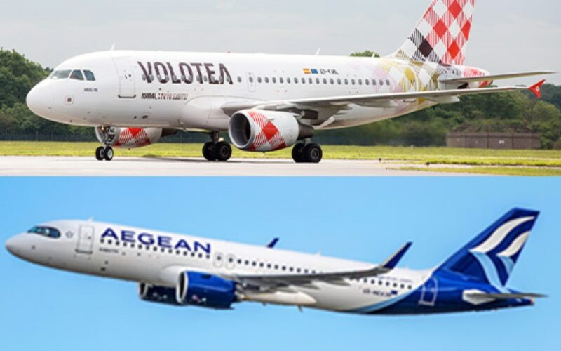 Volotea y AEGEAN Airlines acuerdan ofrecer conjuntamente más opciones de destinos