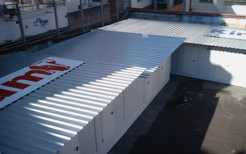 GAM finaliza la instalación de ocho aulas modulares en el Colegio San Vicente de Paúl