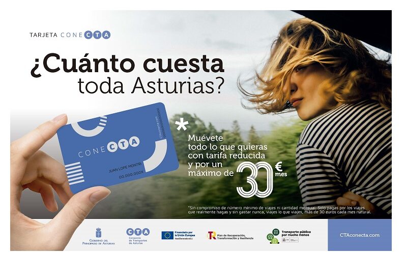 La nueva tarjeta CONECTA Asturias entra en servicio