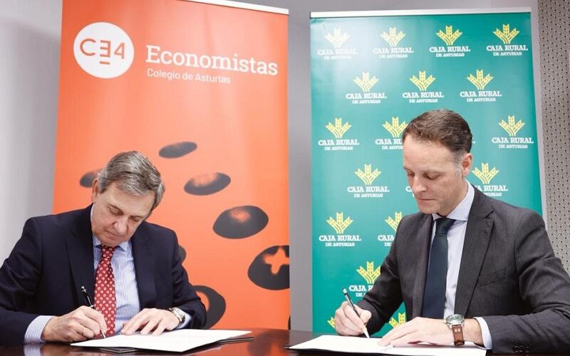 El Colegio de Economistas de Asturias renueva el convenio de colaboración con Caja Rural de Asturias