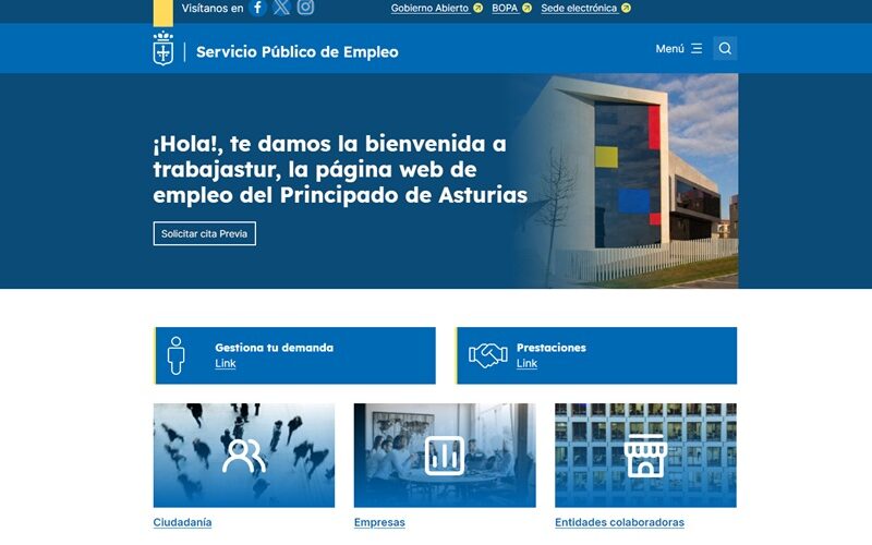 Trabajastur se renueva para permitir a los usuarios un acceso más rápido e intuitivo